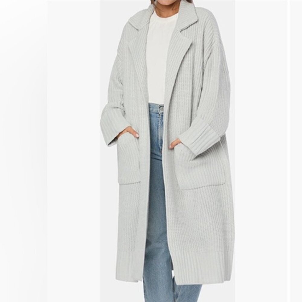 WeWoreWhat Gray Long Cardigan - Picture 2 of 5